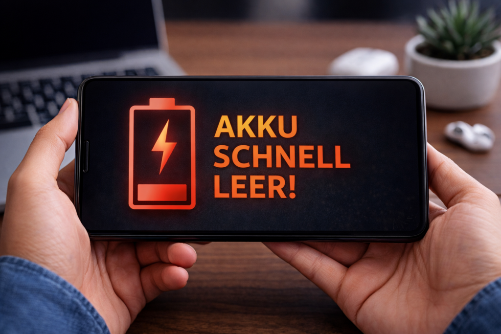 Akku schnell leer – Ursachen und Lösungen für kurze Akkulaufzeit