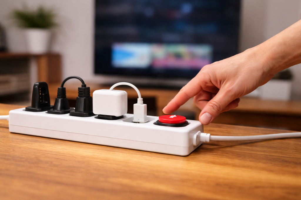 Standby-Geräte ausschalten und Strom sparen im Haushalt